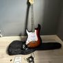 Electric Guitar Sunburst / Left Handed (Gig Bag, Strings, Pick & Cable) Image 4