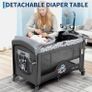 5 in 1 foldable travel cot/diaper changer/playhouse Image 5