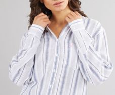 Crew Clothing Ladies Linen Stripe Shirt BNWT Postage Included