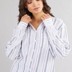 Crew Clothing Ladies Linen Stripe Shirt BNWT Postage Included