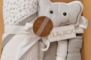NEW: Lila &amp; Jack 6pc Baby Bath Set - Elephant Theme - Perfect Gift