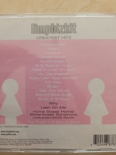 Limp Bizkit CD - Greatest Hitz