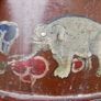 Antique Hand Made Hand Painted Wood Bucket Image 5