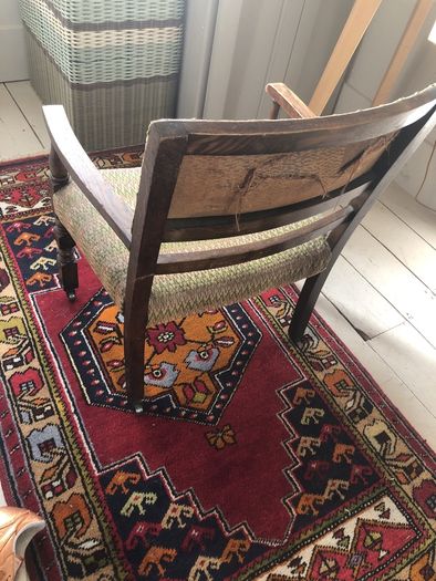 Oak nursing chair