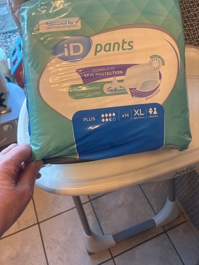 Pull up adult pants xl