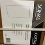 Sonas Aspect Wetroom Shower Panel 1000mm with brushed gold profile kit Image 3