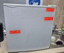 small fridge