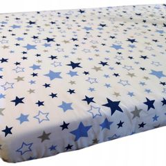 Fitted cot sheet 100% cotton 120x60cm