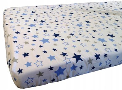 Fitted cot sheet 100% cotton 120x60cm