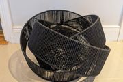 Black Woven String Ceiling Lampshade