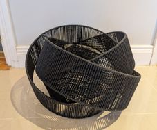 Black Woven String Ceiling Lampshade