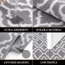 NEW SALE | Runner Rug for Hallway Grey 50x150cm, Hallway Runner, Hall Runners Non Slip Washable Hall Runner Absorbent Door Runner Mats Kitchen Carpet Runner Rugs for Entryway Hallway Laundry Image 6