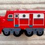 2010 Learning Curve Chuggington Remote Control Train No Remote NOT Working Red Train approx. 22 cm. Used Please see photos Image 2