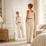 LED Full Length Mirror Wavy Full Body with Velvet Frame Image 6