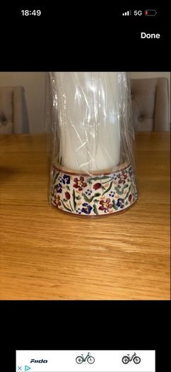 Nicholas Mosse Reverse Wildflower Meadow Candle Holder