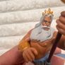 Little Mermaid King Triton Figure Disney Cake Topper approx. 8 cm. Used Please see photos Image 5