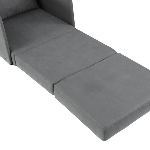 Faux Suede Single Sofa bed W/Pillow (FREE SHIPPING)