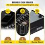Cash Register Drawer, 33 cm 12 V, for POS System with 4 Bill 5 Coin Cash Tray, Removable Coin Compartment & 2 Keys Included, RJ11/RJ12 Cable for Supermarket, Bar, Image 2