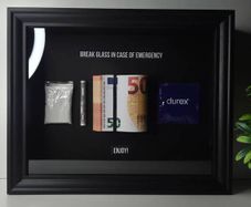 Gift 3D money frame art decor