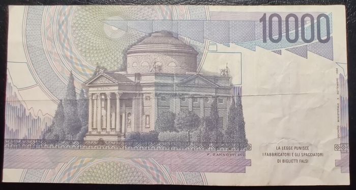 10000 Lire (Volta) 1984 Italy