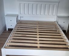 Lily Double bed frame and matching bedside locker