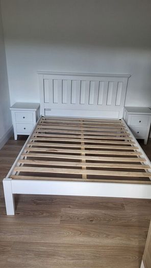 Lily Double bed frame and matching bedside locker