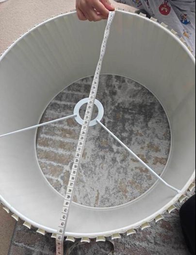 Beige lampshade