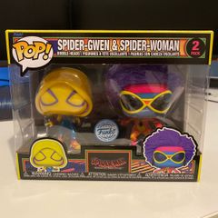 Black Light Funko Pop Duo Spider Gwen and Spider-Girl