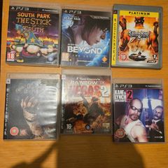6 Ps3 games