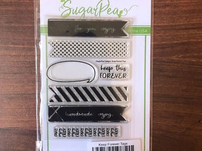 SugarPea Designs, keep forever tags - photopolymer stamps