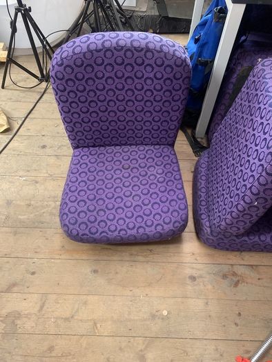 Vintage bus seats