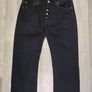 Levis 501 Straight Leg Jeans Mens W32 L33 Image 2
