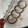 Genuine Audi Front Grille Chrome Rings Emblem Badge - OEM Image 5