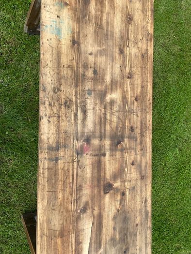 Antique bench table