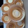Anchor Hocking Fire King Peach Lustre Serving Bowl and 6 Dishes Image 4