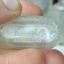 479 - Set of 6 Vintage Clear Glass Cork Screw Top Collectible Decorative Bottles Image 4