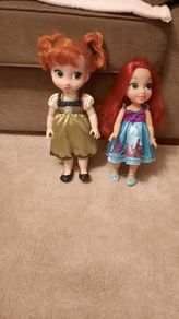 Disney Frozen Anna and Disney Ariel Dolls