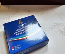 2022 Italian Proof State Police Limited Mintage Box And COA