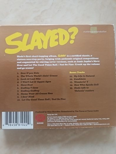 Slade CD  - Slayed?