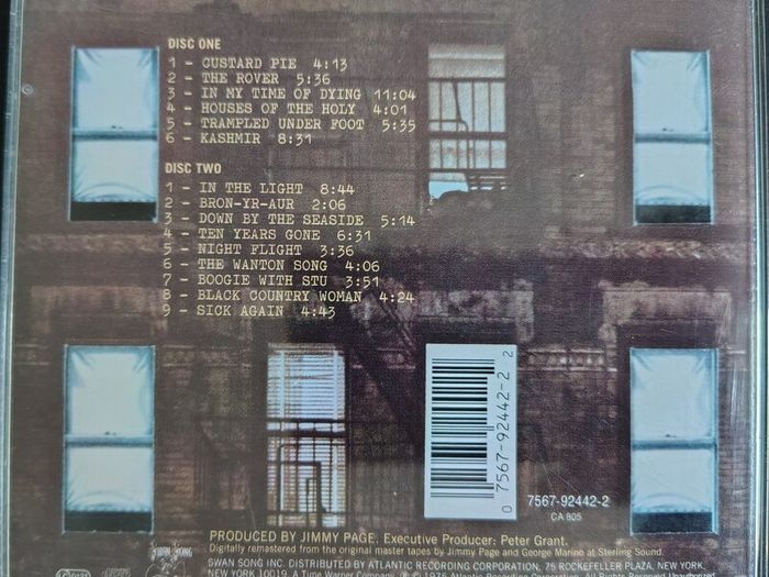 Led Zeppelin - Physical Graffiti 2 x CD (1975) 1995 Reissue, Remastered EX+