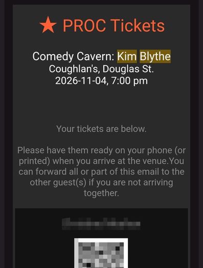 Kim Blythe at Coughlans