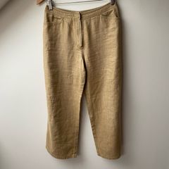Weekend Max Mara Cotton Linen Trousers