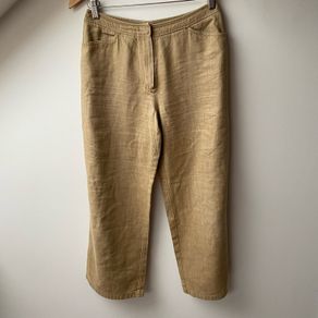 Weekend Max Mara Cotton Linen Trousers