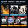 LAUNCH OBD2 Scanner CRP123X V2.0 2024 Version. ABS SRS Engine Transmission Car DiagnosticTool, 7 Service Functions, Lifetime Free Update, Battery Test Image 8