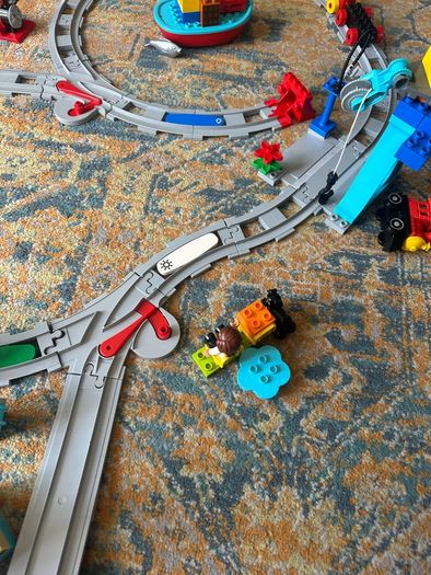 Huge Lego Duplo Joblot / Electric Train and Tracks
