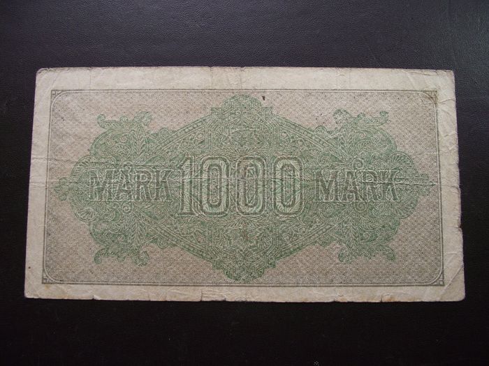 Germany. Reichsbanknote. 1000 Mark (15.9.1922)