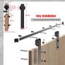 Sliding Barn Door Hardware Kit 12FT Image 6