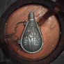 antique gun powder flask Image 2