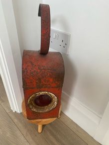 Antique Roadwork / Railway Oil Lamp