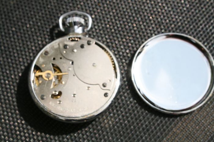 Vintage Ingersoll Pocket Watch working c1960